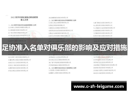 足协准入名单对俱乐部的影响及应对措施